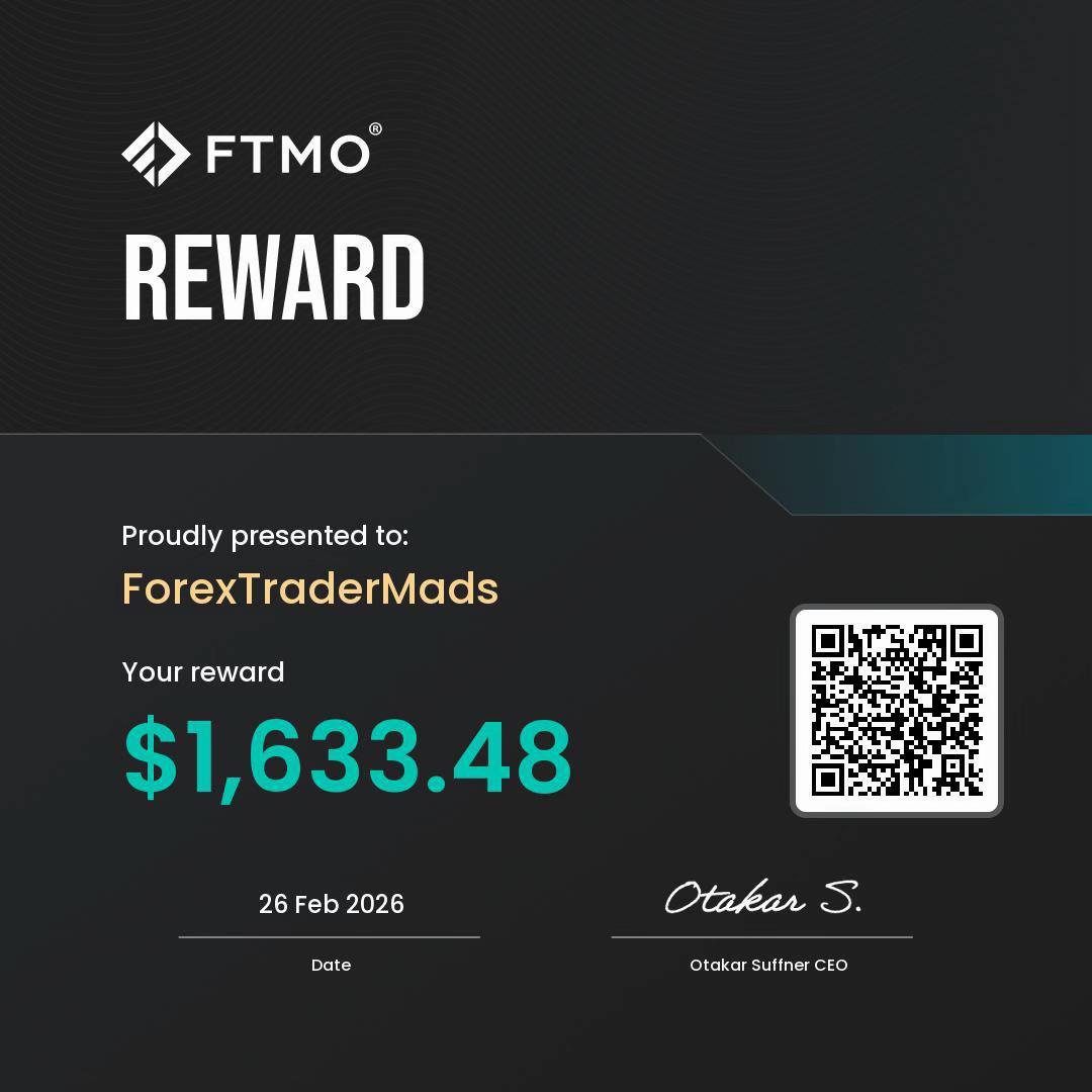 ForexTraderMads FTMO Reward $1,633