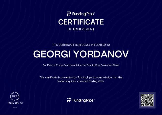Georgi Yordanov FundingPips Phase 2