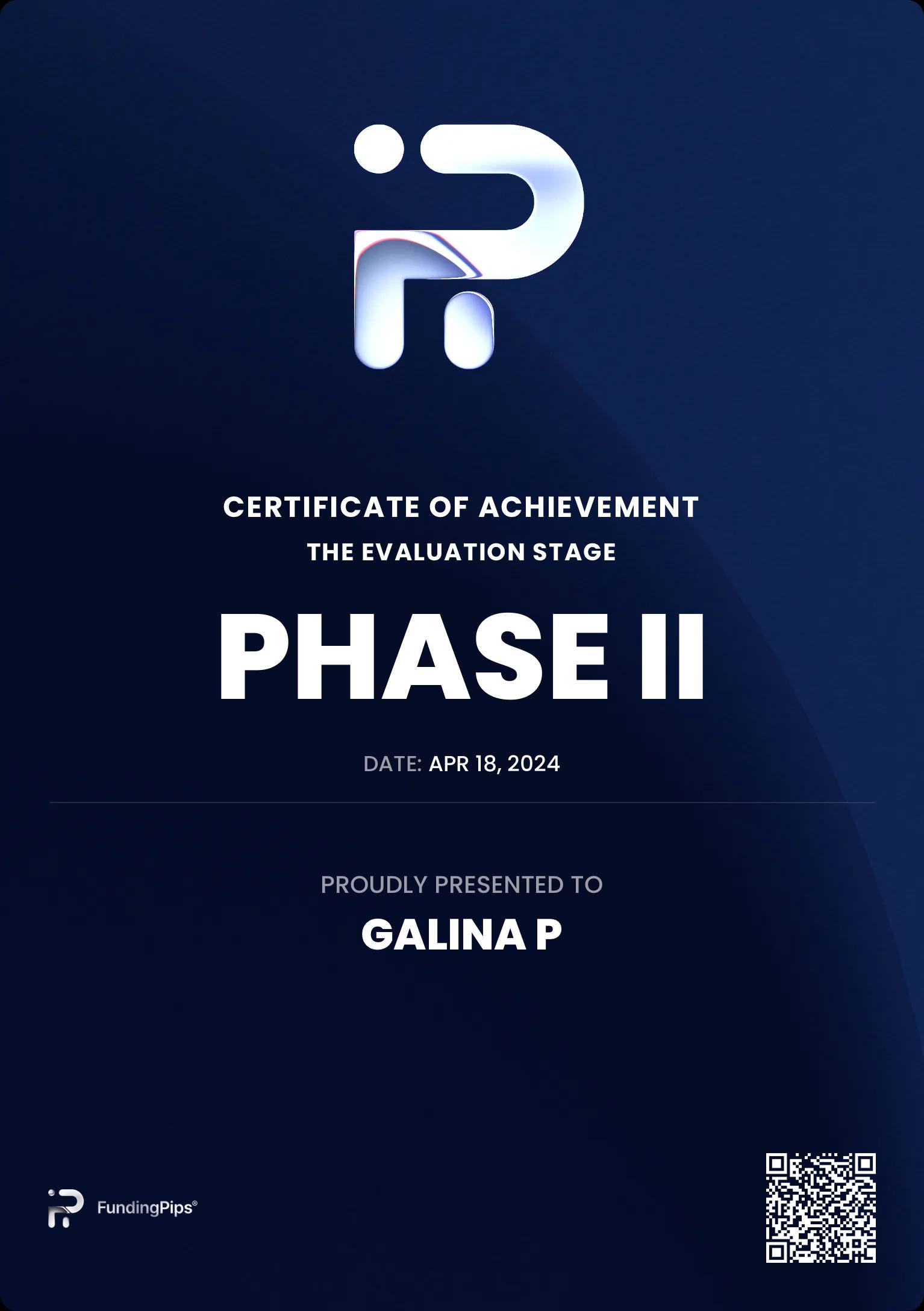 Galina FundingPips Phase II