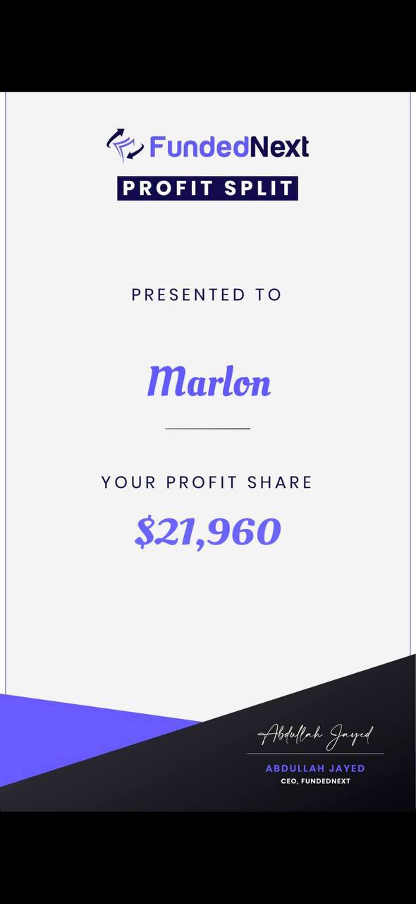 Marlon FundedNext $21,960